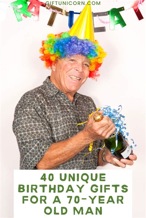 ideas for 70 year old man